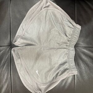 Nike Women's Light Gray Athletic Shorts